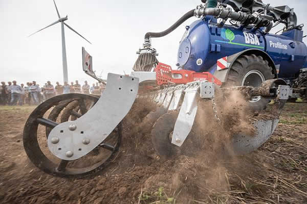 using slurry as nutrient management on a farm