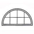 Half circle window
