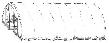 32' X 10' X 10' greenhouse plan