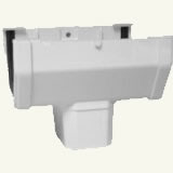 Gutter drop outlet