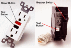 GFCI breaker & receptacle