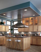 ceiling tile in kitchen