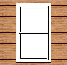 Incorrect lap siding window alignment