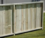 solid board fence