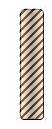 Dowel pin with gluing groves