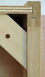 kitchen cabinet corner block