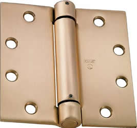 automatic door closer spring hinge